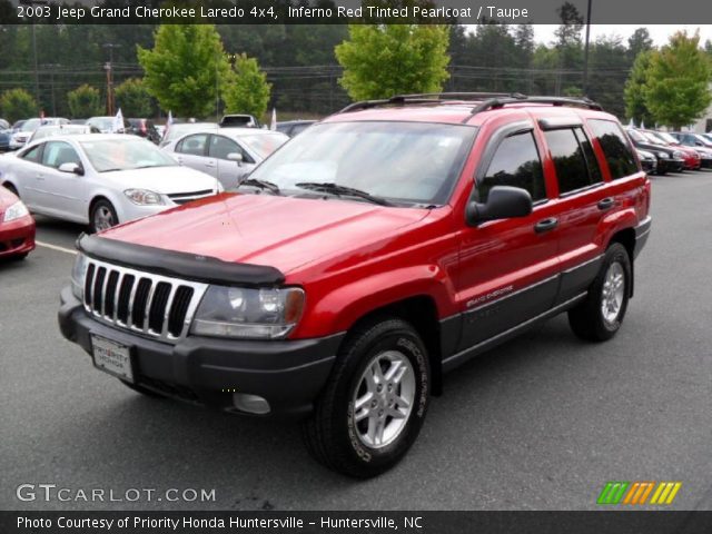 2003 Jeep Grand Cherokee Laredo 4x4 in Inferno Red Tinted Pearlcoat