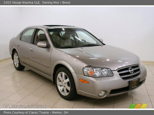 2003 Nissan Maxima GLE in Sterling Mist