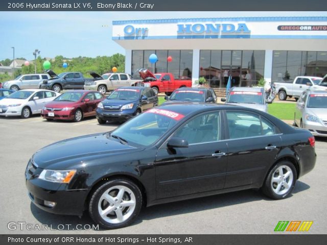 2006 Hyundai Sonata LX V6 in Ebony Black
