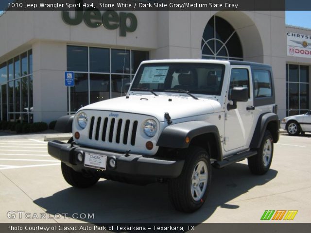 2010 Jeep Wrangler Sport 4x4 in Stone White