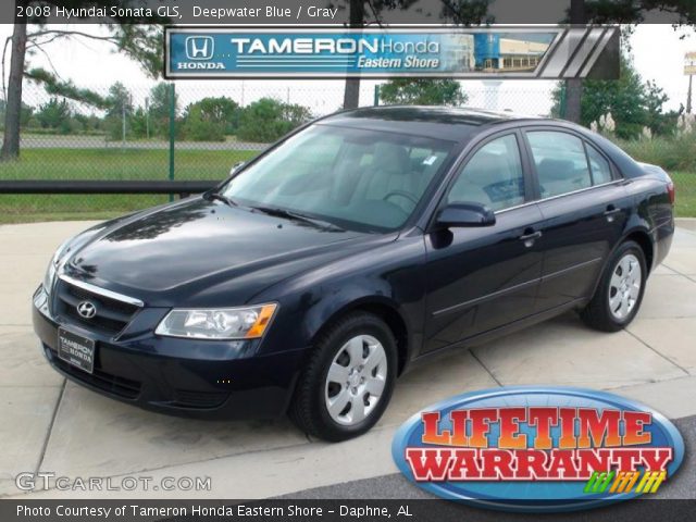 2008 Hyundai Sonata GLS in Deepwater Blue