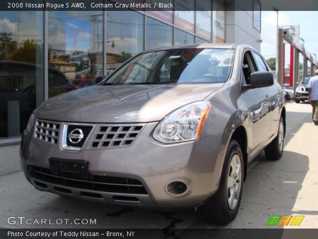 2008 Nissan Rogue S AWD in Gotham Gray Metallic