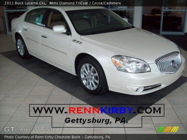 2011 Buick Lucerne CXL in White Diamond TriCoat