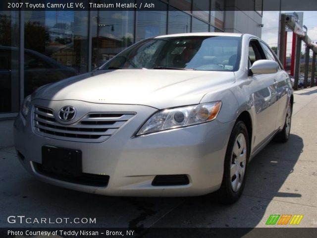 2007 Toyota Camry LE V6 in Titanium Metallic