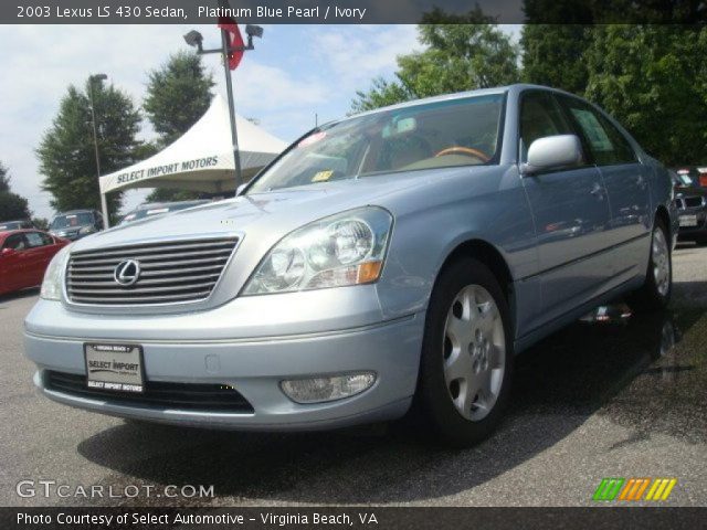 2003 Lexus LS 430 Sedan in Platinum Blue Pearl