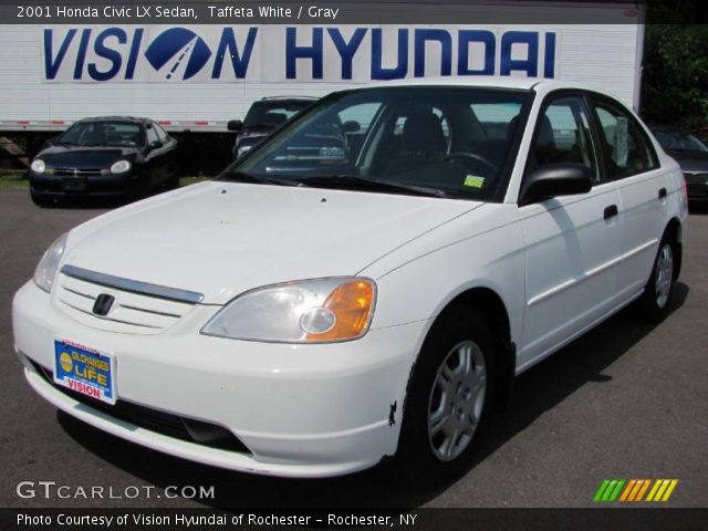2001 Honda Civic LX Sedan in Taffeta White
