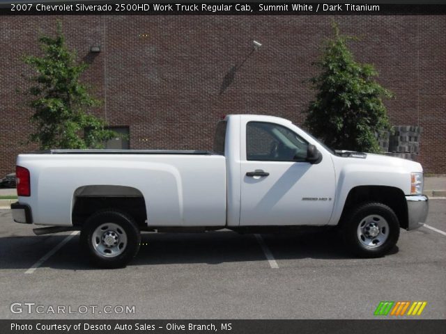 2007 Chevrolet Silverado 2500HD Work Truck Regular Cab in Summit White