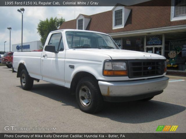 1995 Ford F150 XL Regular Cab in Colonial White