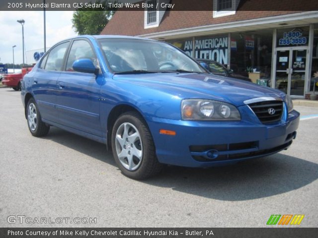 2005 Hyundai Elantra GLS Sedan in Tidal Wave Blue
