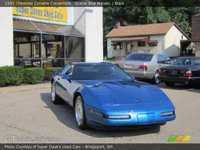 1993 Chevrolet Corvette Convertible in Quasar Blue Metallic