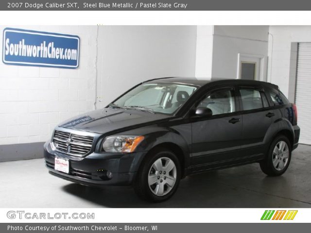 2007 Dodge Caliber SXT in Steel Blue Metallic