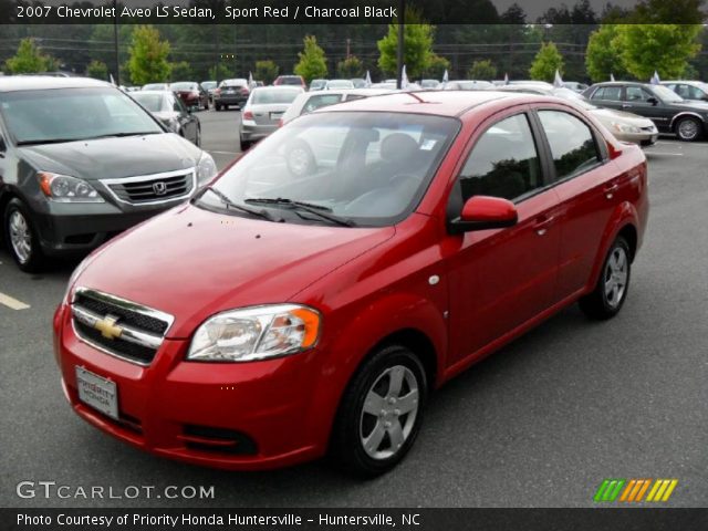2007 Chevrolet Aveo LS Sedan in Sport Red