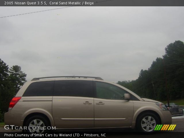 2005 Nissan Quest 3.5 S in Coral Sand Metallic