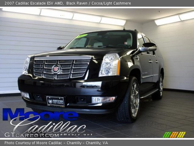 2007 Cadillac Escalade ESV AWD in Black Raven