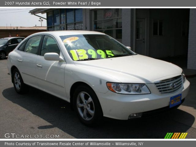 2007 Hyundai Azera GLS in Powder White Pearl