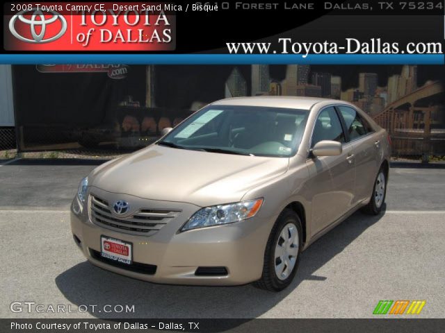 2008 Toyota Camry CE in Desert Sand Mica