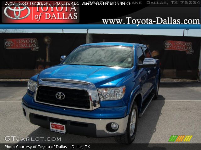 2008 Toyota Tundra SR5 TRD CrewMax in Blue Streak Metallic