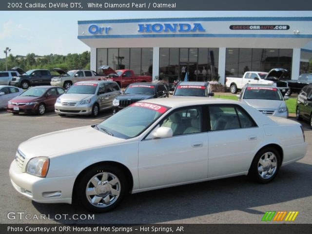 2002 Cadillac DeVille DTS in White Diamond Pearl