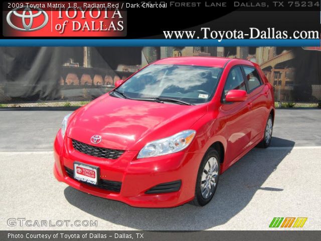 2009 Toyota Matrix 1.8 in Radiant Red