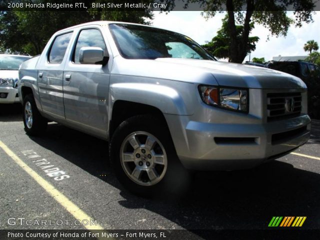 2008 Honda Ridgeline RTL in Billet Silver Metallic