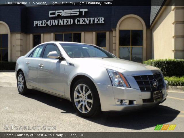 2008 Cadillac CTS Sedan in Light Platinum