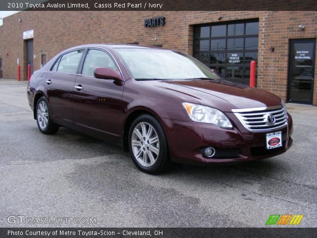 2010 Toyota Avalon Limited in Cassis Red Pearl