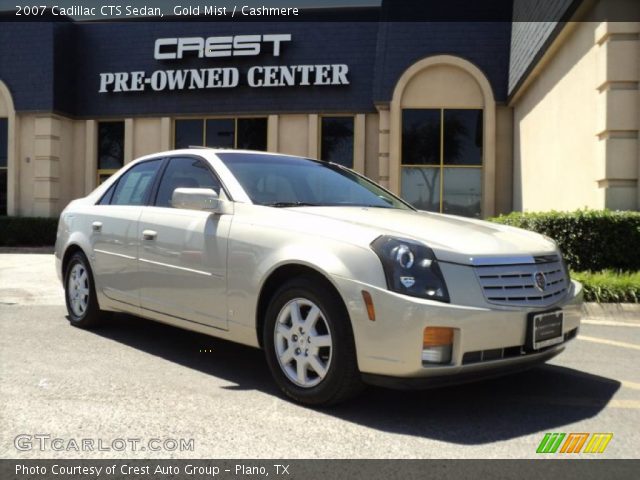 2007 Cadillac CTS Sedan in Gold Mist