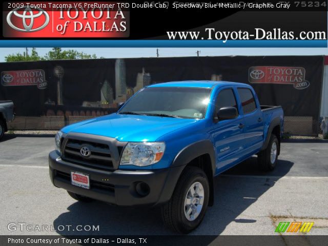 2009 Toyota Tacoma V6 PreRunner TRD Double Cab in Speedway Blue Metallic