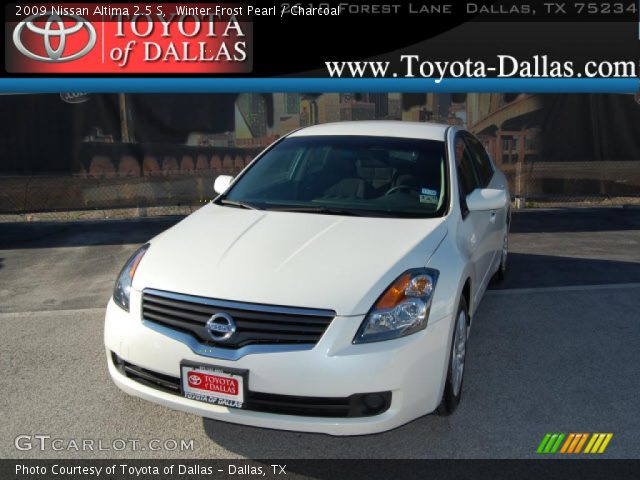 2009 Nissan Altima 2.5 S in Winter Frost Pearl