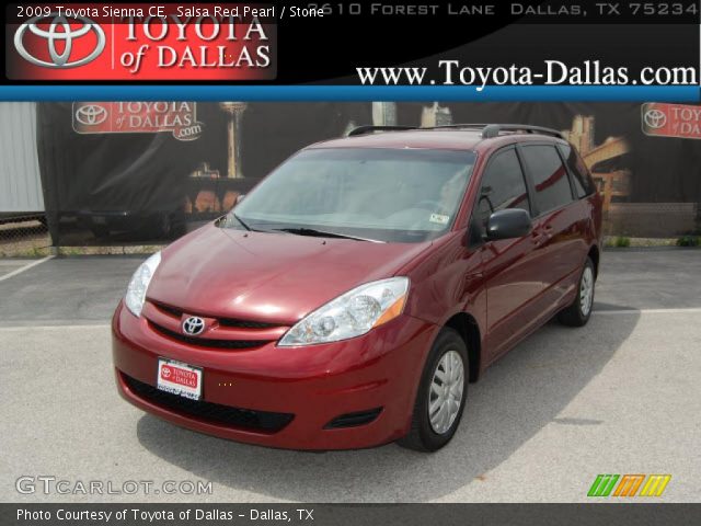 2009 Toyota Sienna CE in Salsa Red Pearl