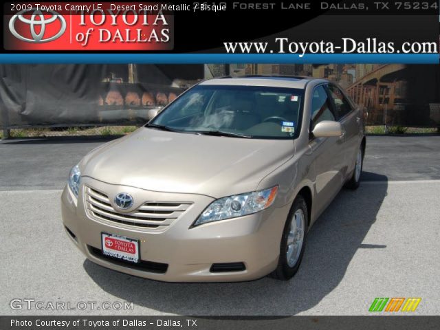 2009 Toyota Camry LE in Desert Sand Metallic