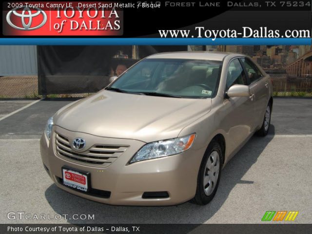 2009 Toyota Camry LE in Desert Sand Metallic