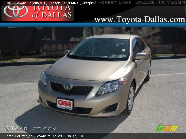 2009 Toyota Corolla XLE in Desert Sand Mica