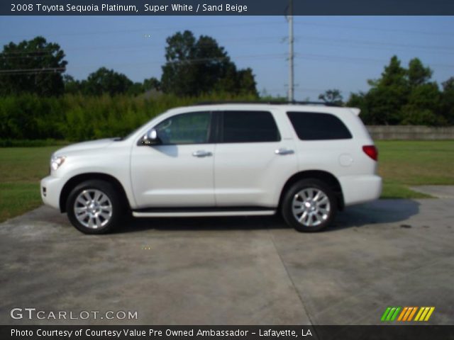 2008 Toyota Sequoia Platinum in Super White