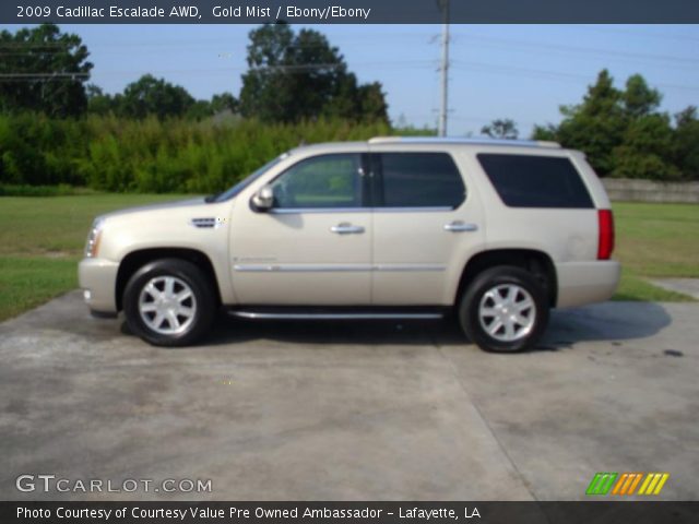 2009 Cadillac Escalade AWD in Gold Mist