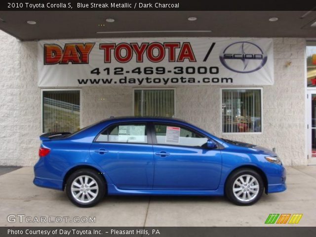 2010 Toyota Corolla S in Blue Streak Metallic