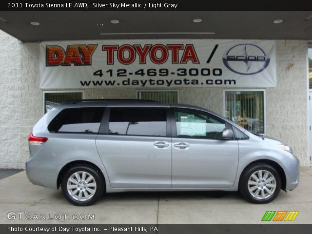 2011 Toyota Sienna LE AWD in Silver Sky Metallic