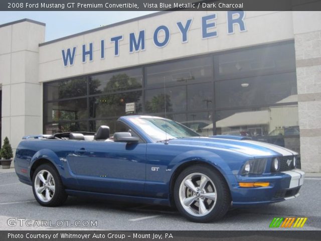 2008 Ford Mustang GT Premium Convertible in Vista Blue Metallic