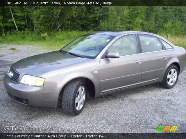 2002 Audi A6 3.0 quattro Sedan in Alpaka Beige Metallic