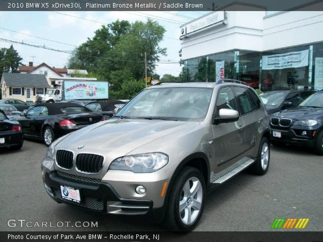 2010 BMW X5 xDrive30i in Platinum Bronze Metallic