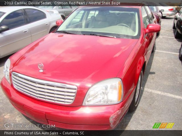 2003 Cadillac DeVille Sedan in Crimson Red Pearl