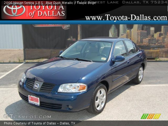 2006 Nissan Sentra 1.8 S in Blue Dusk Metallic