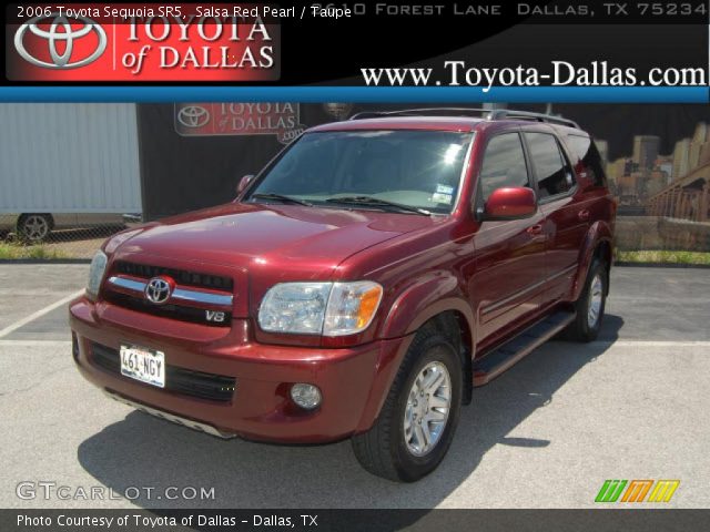 2006 Toyota Sequoia SR5 in Salsa Red Pearl