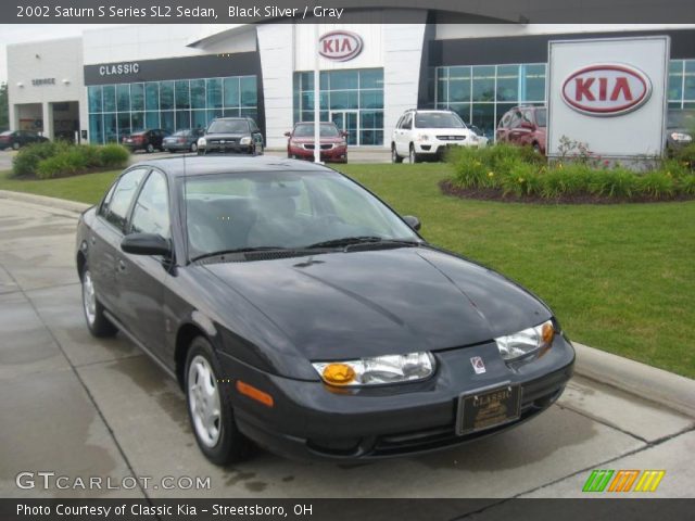 2002 Saturn S Series SL2 Sedan in Black Silver