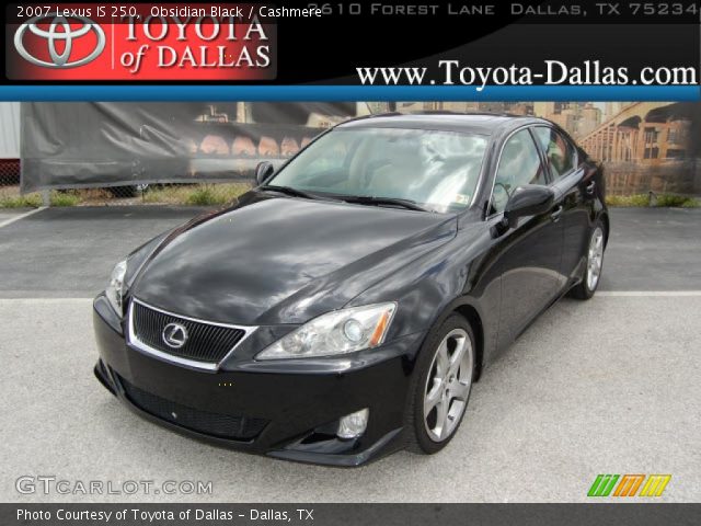2007 Lexus IS 250 in Obsidian Black