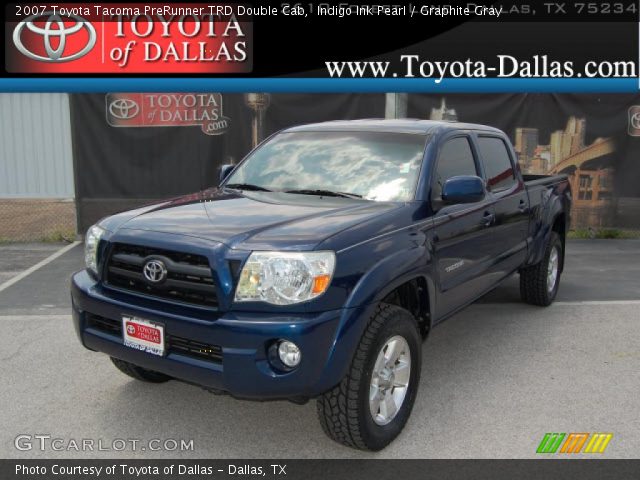 2007 Toyota Tacoma PreRunner TRD Double Cab in Indigo Ink Pearl