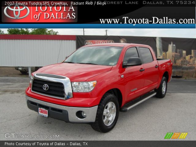 2007 Toyota Tundra SR5 CrewMax in Radiant Red