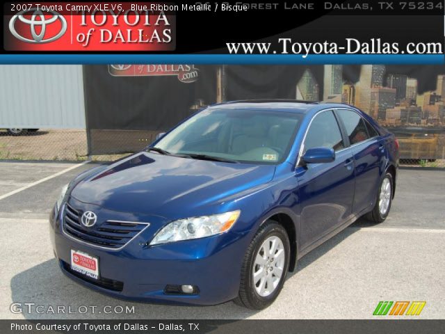 2007 Toyota Camry XLE V6 in Blue Ribbon Metallic