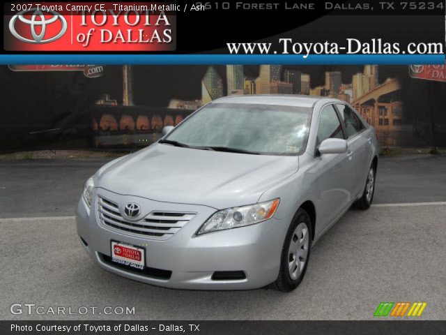 2007 Toyota Camry CE in Titanium Metallic