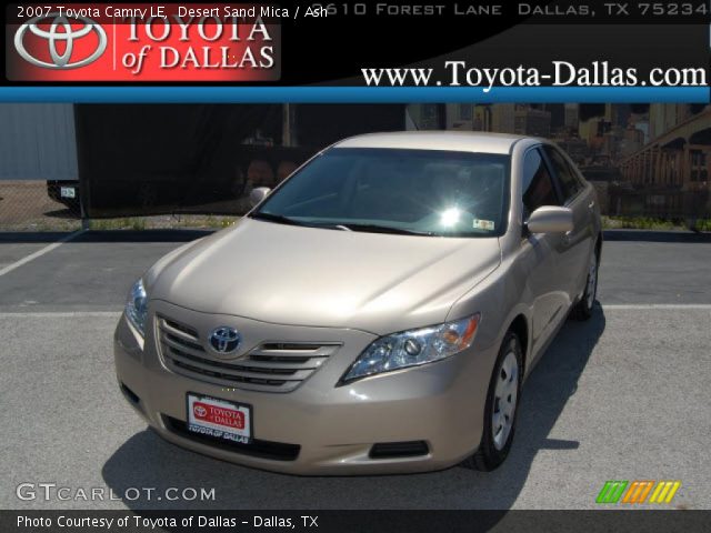 2007 Toyota Camry LE in Desert Sand Mica